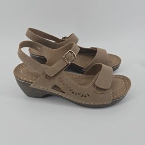New Patrizia By Springstep Perfectay Sandals Tan Women's US 10 EU 41